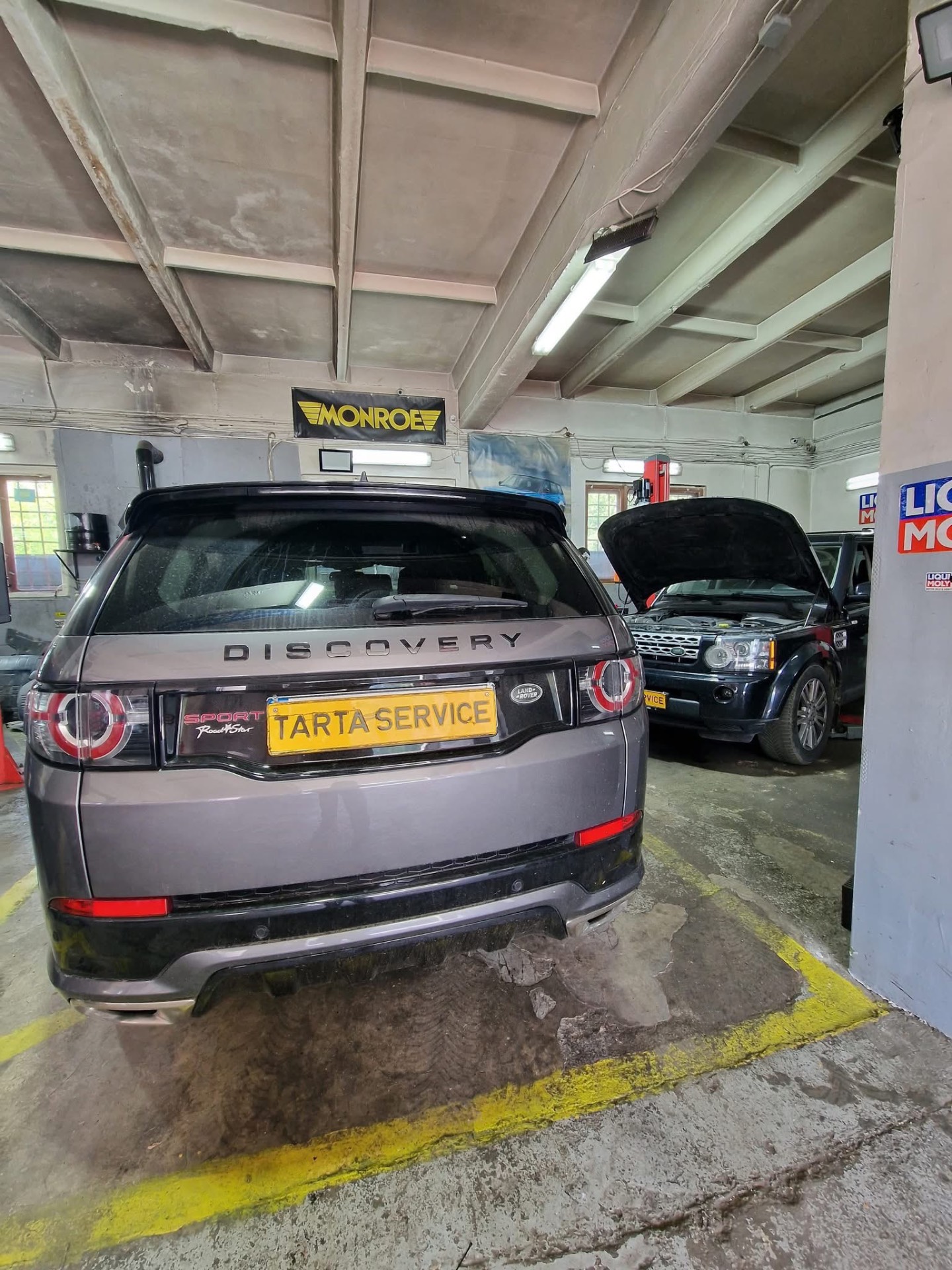 Land Rover Discovery Sport și Land Rover Discovery 4 în service